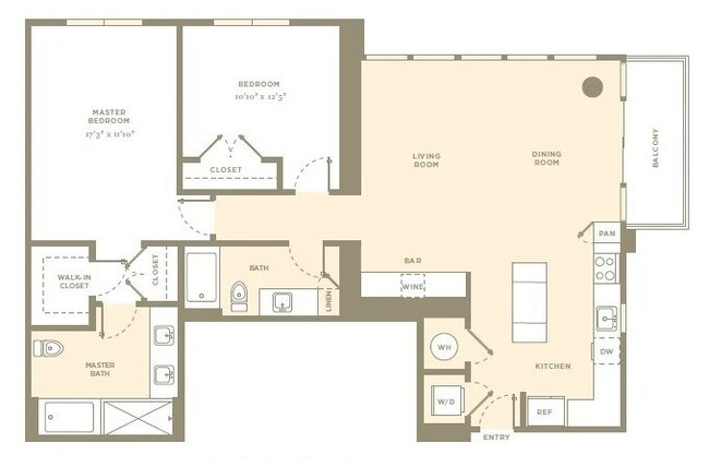 Floorplan - Amaray Las Olas by Windsor