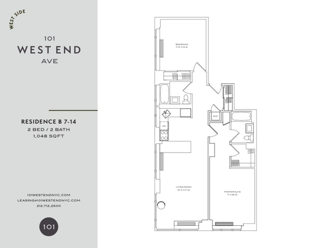 Floorplan - 101 West End Avenue