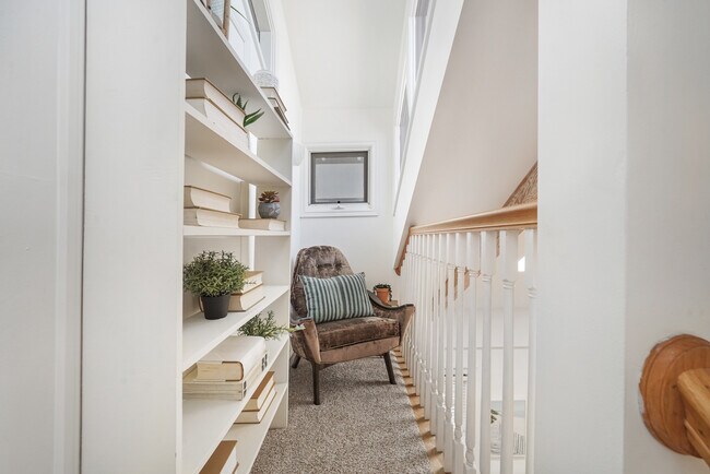 Library overlooks living room - 28 Clubhouse Ave