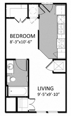 Floorplan - Auburn Square Apartments