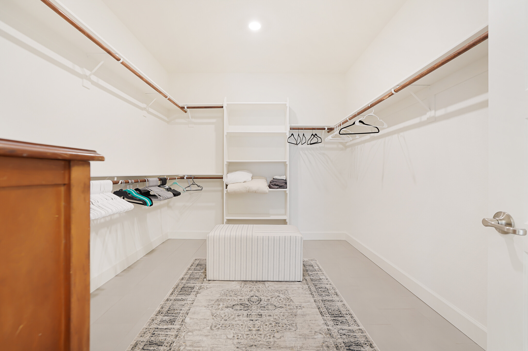 Larger master closet. - 5919 Lakestone Dr