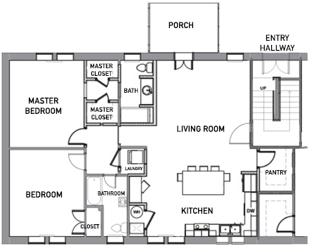 Floorplan - Enclave at Peachtree Memorial