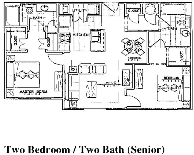 2BR/2BA - Chisholm Trail Crossing Apartments