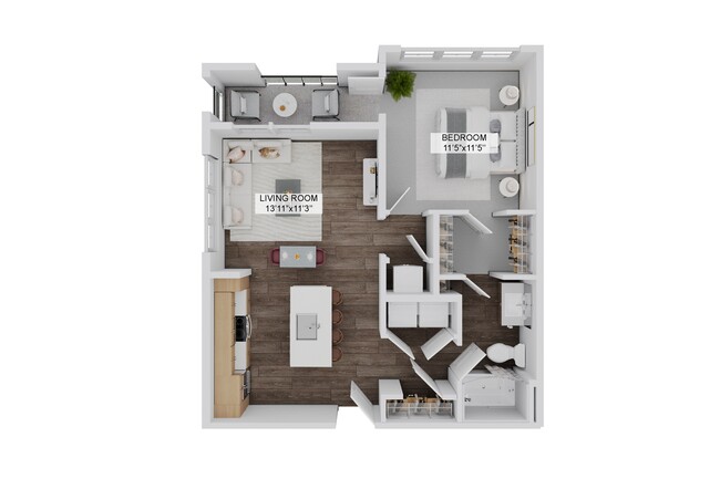 Floorplan - The Stadler Luxury Apartments