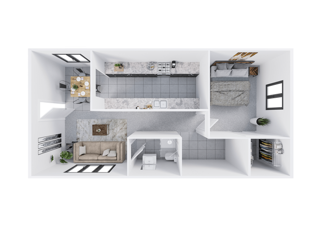 Floorplan - Hart House Apartments