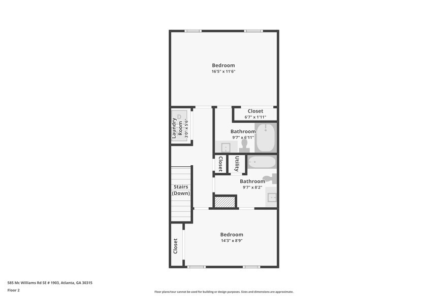2nd Floor Plan - 585 McWilliams Road