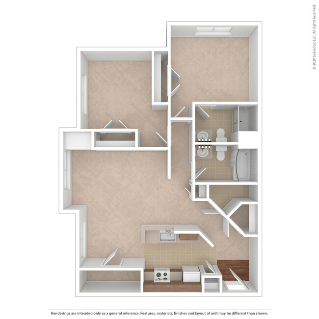 The Chatham 3D Unfurnished - Windsor Crossing Apartments