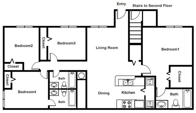 Floorplan - Hatteras Sound Apartment Homes