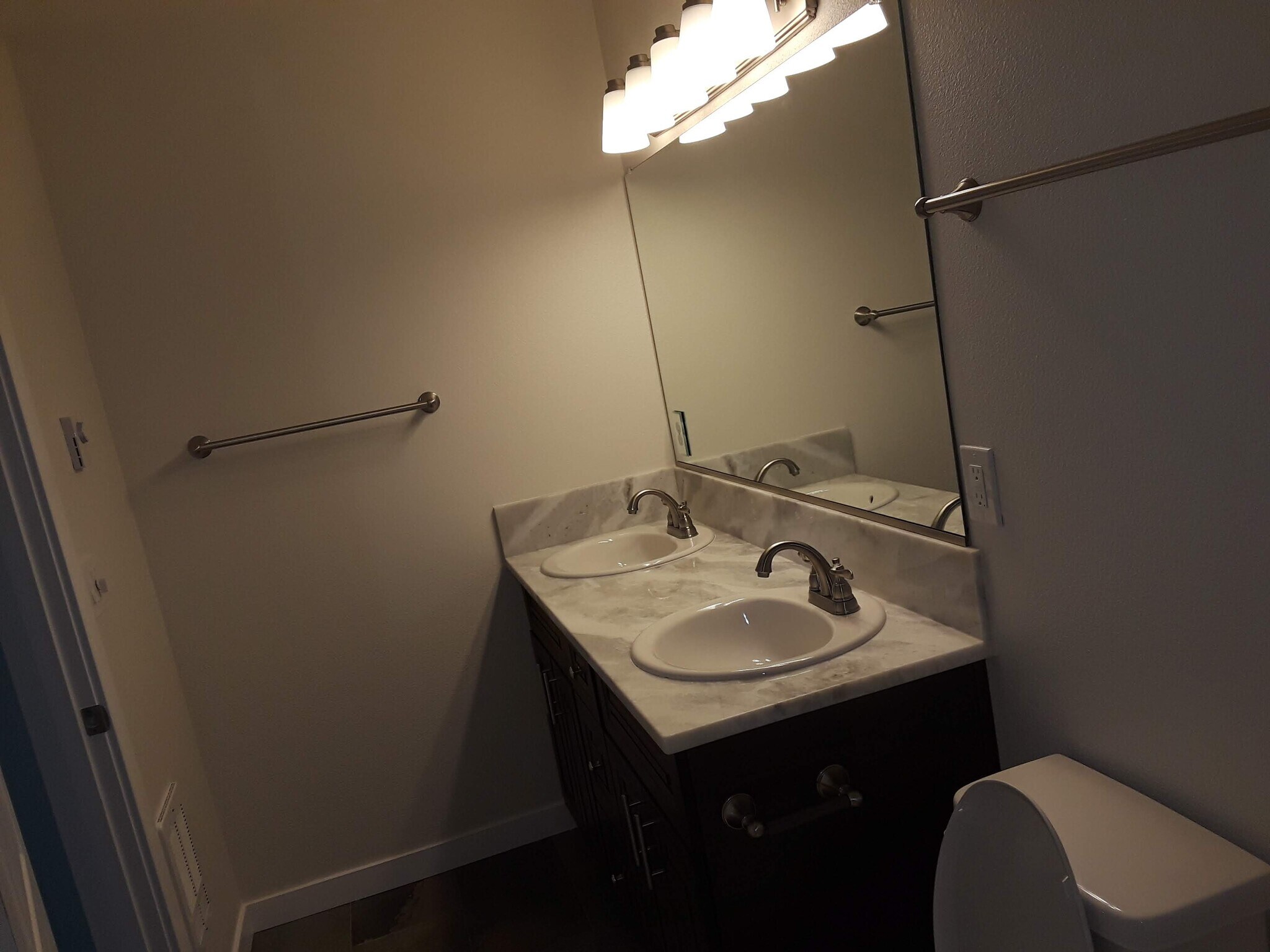Double vanity - 8814 N Edison St
