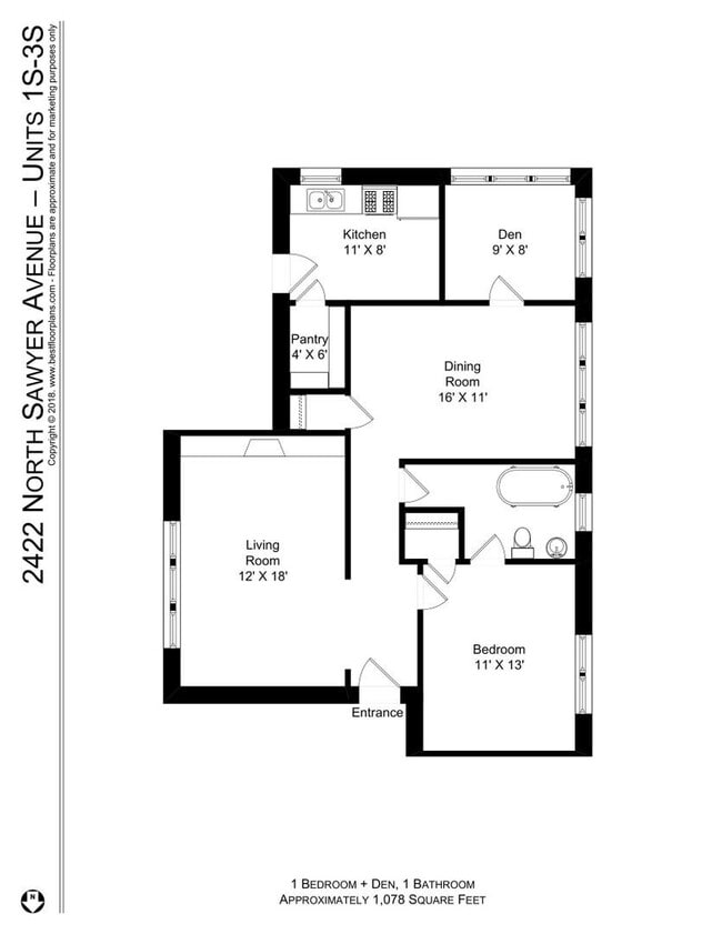 Building Photo - 2422 N Sawyer Ave