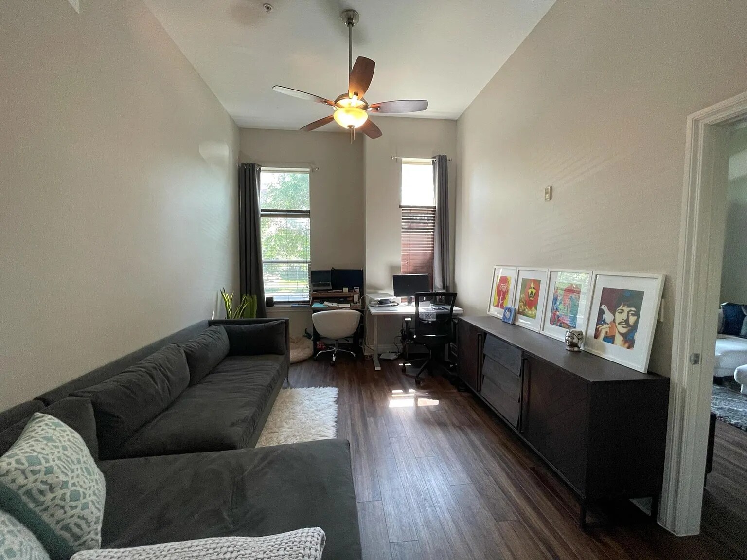 Second bedroom, alternative view - previously used as an office space - 1700 N Emerson St