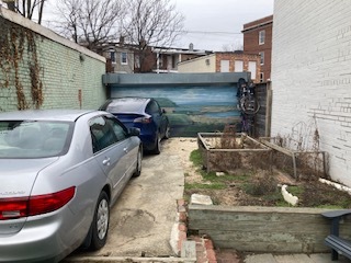 backyard parking + garden - 1328 K St SE