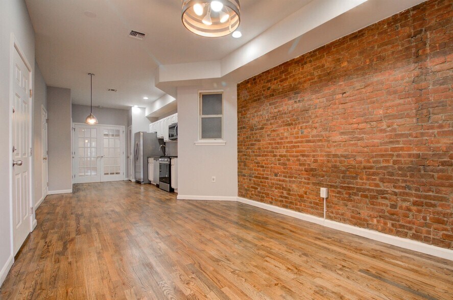 Living Room and Kitchen - 285 Bergen Ave
