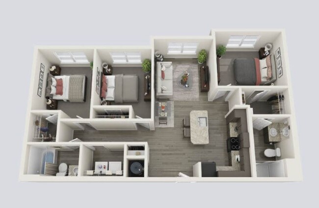 Floorplan - Parkside Apartments