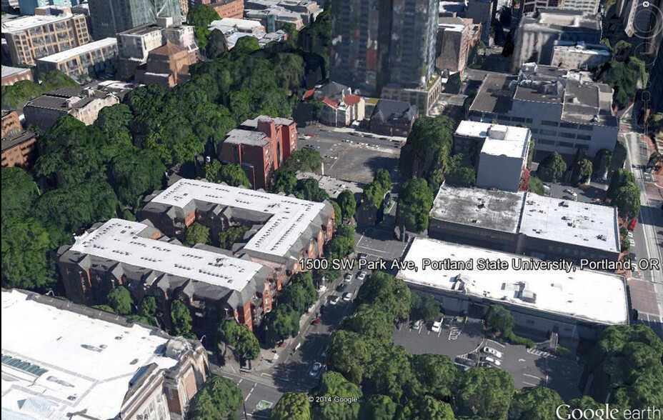 Aerial View - 1500 SW Park Ave
