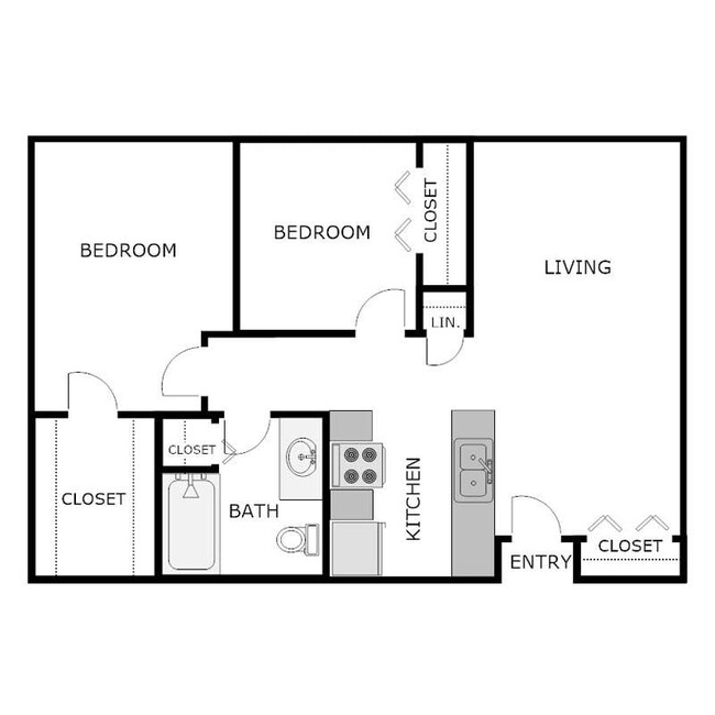 Floorplan - Summit House Apartments