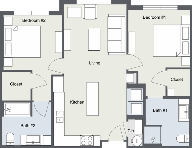 Durham Unit B - ufas - 2D Floor Plan.png - Durham Place