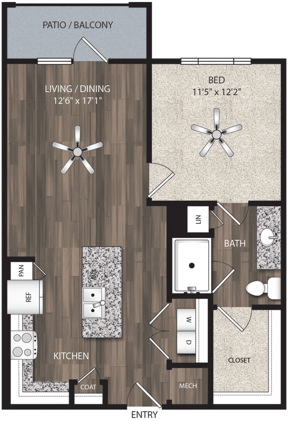 Floorplan - Oaks 55