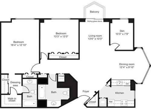 Floorplan - 2501 Porter