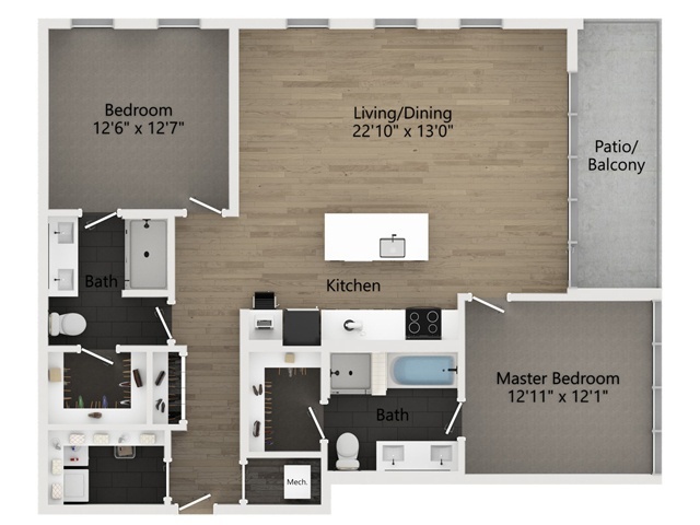 Floorplan - Forth at Navigation