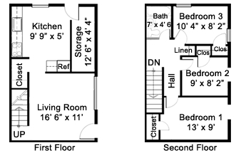 3BR/1BA - Livermore Heights Apartments