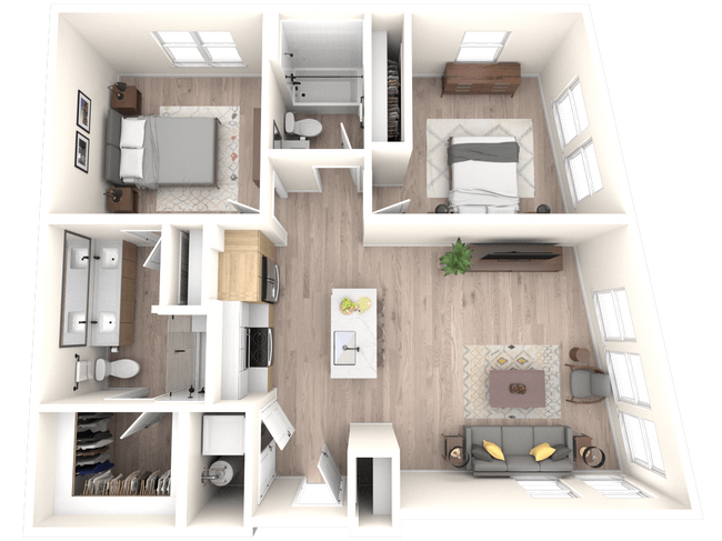 Floorplan - Tempo at Nine Mile Station Apartments