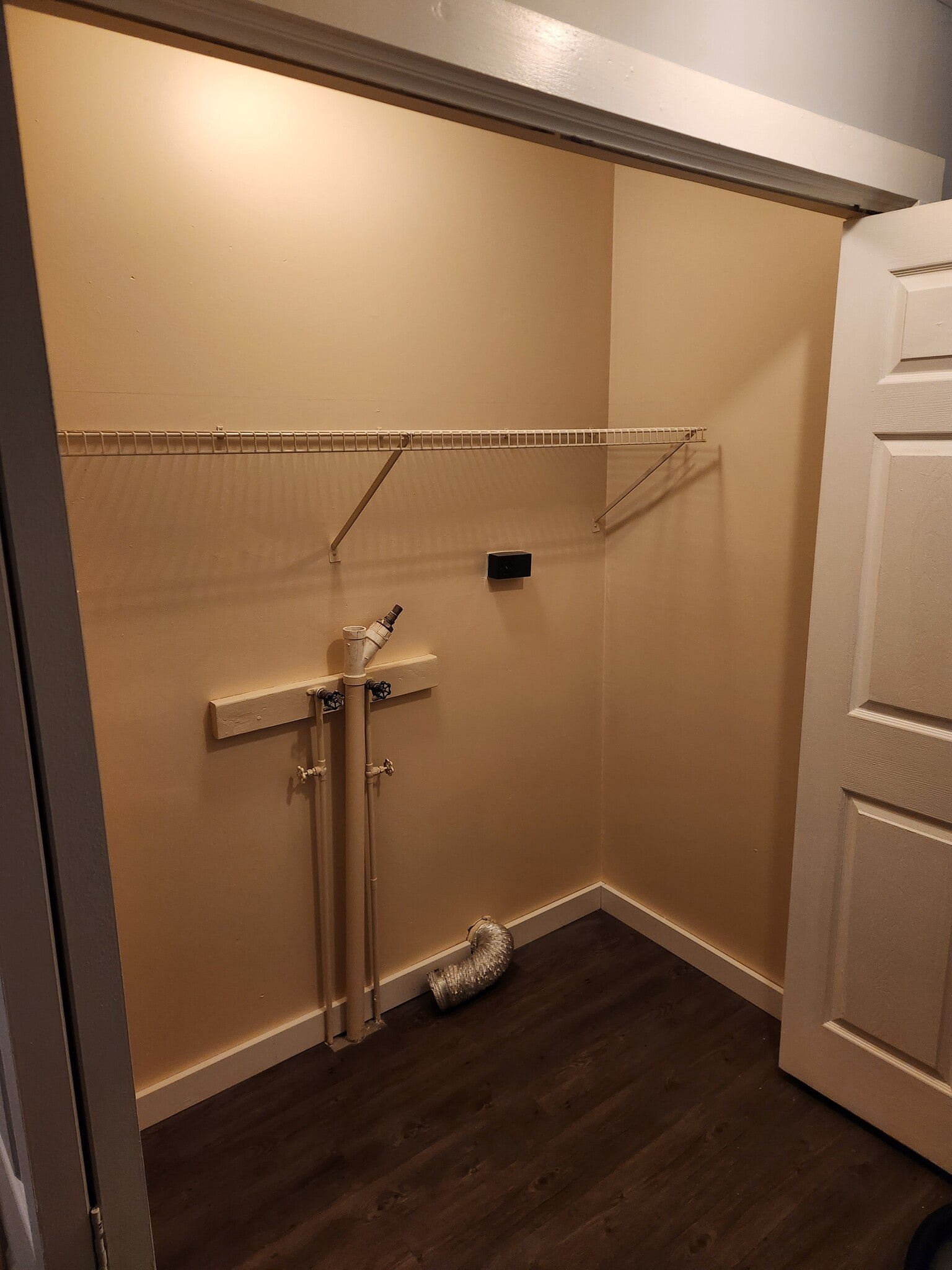 Laundry room with washer and dryer hookup - 111 Verbeke St