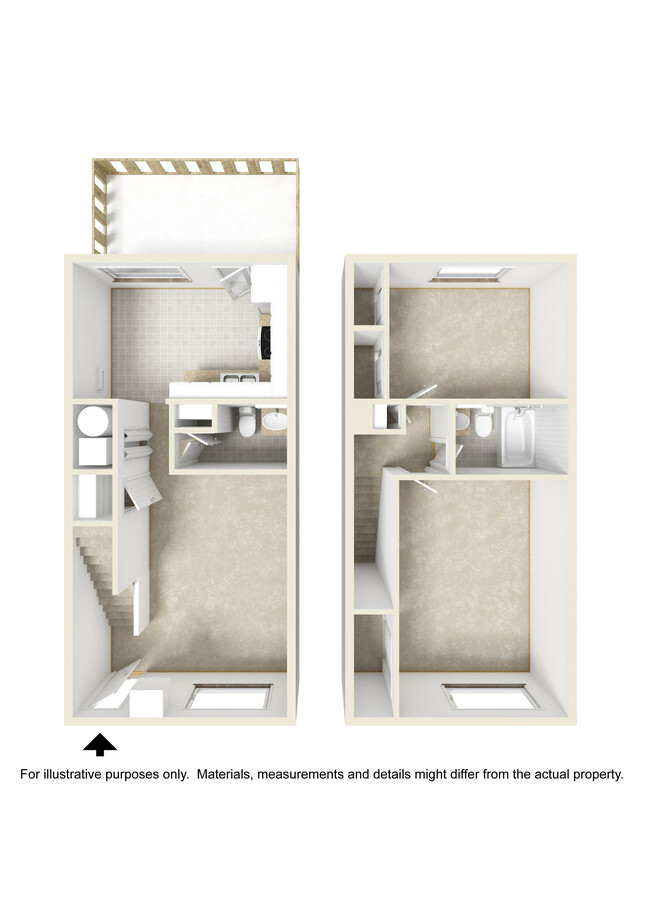 Floorplan - Carr Street Townhomes