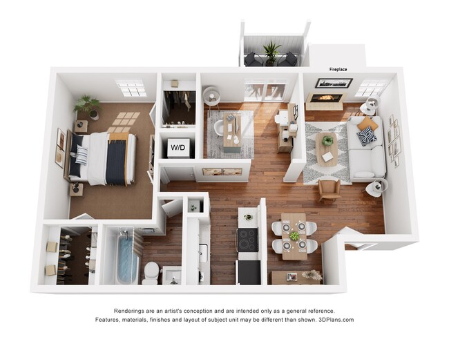 Floorplan - The Daphne Apartments