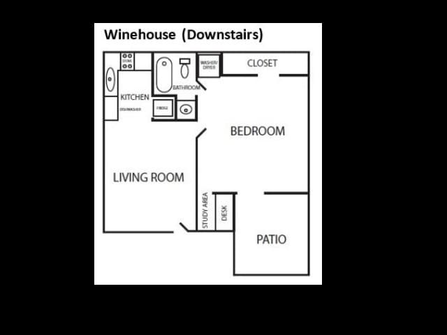 Winehouse floorplan - University View Denton (new)