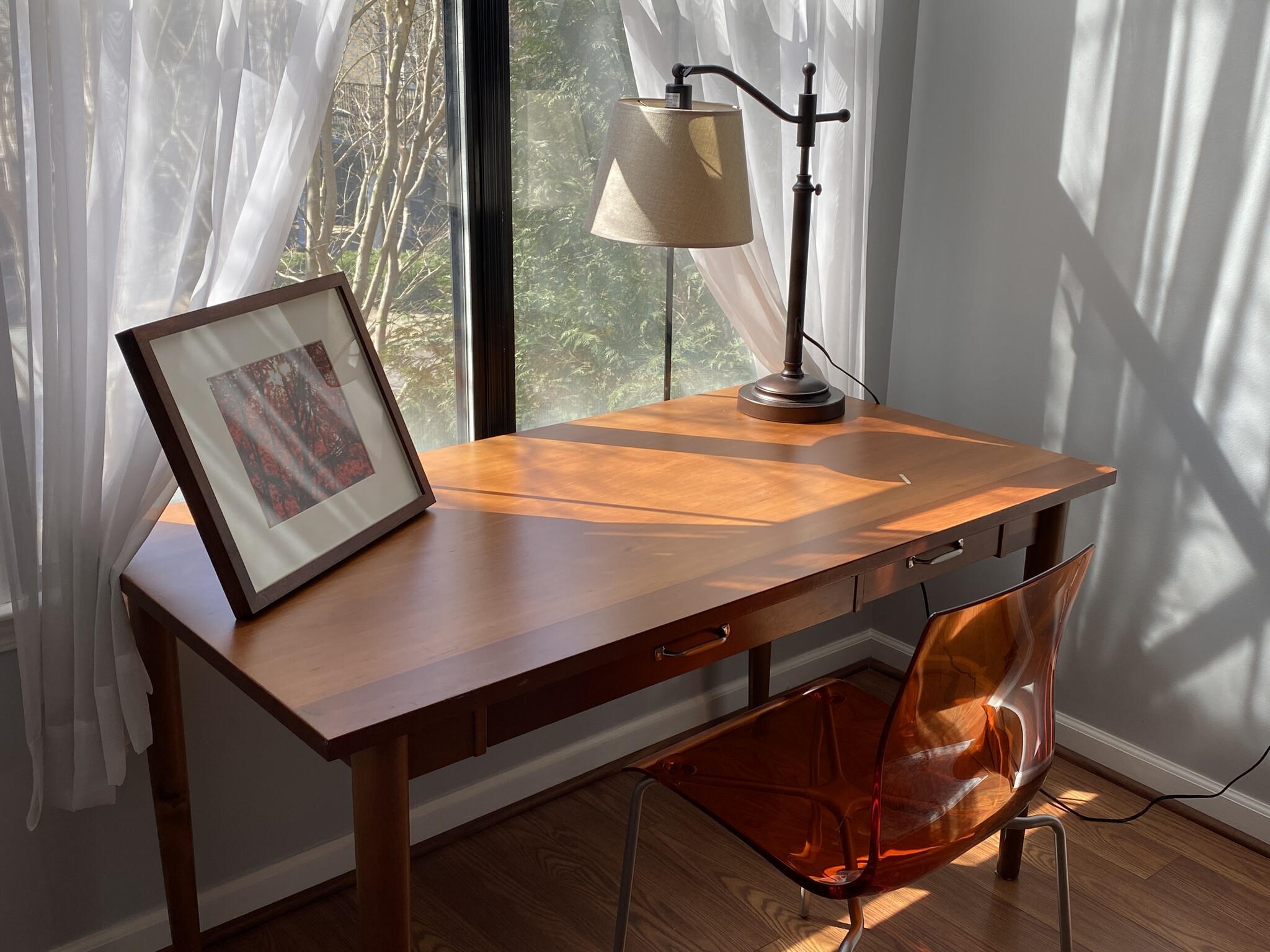 Study space near front window - 735 Walker Square