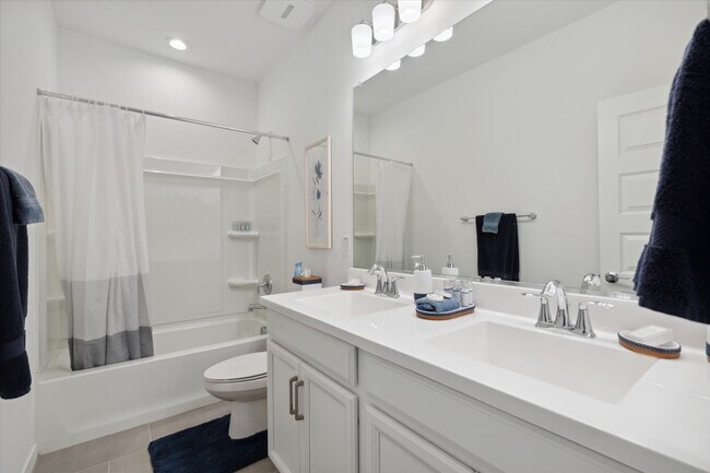Second Bath with Double Vanities - 9014 W Oregon Ave