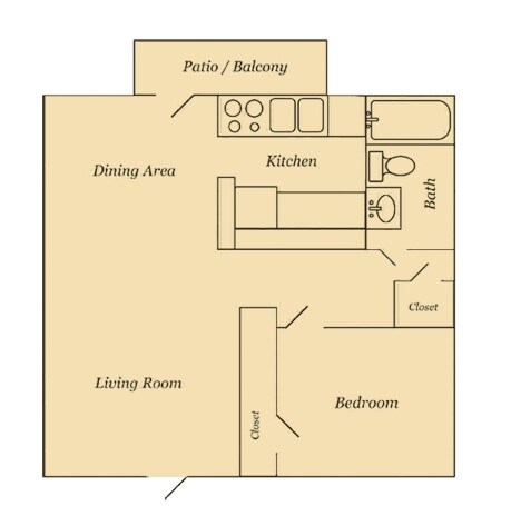 1BR/BA - Windsor Place