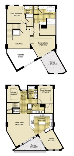Penthouse - The Palms at Riviera Dunes