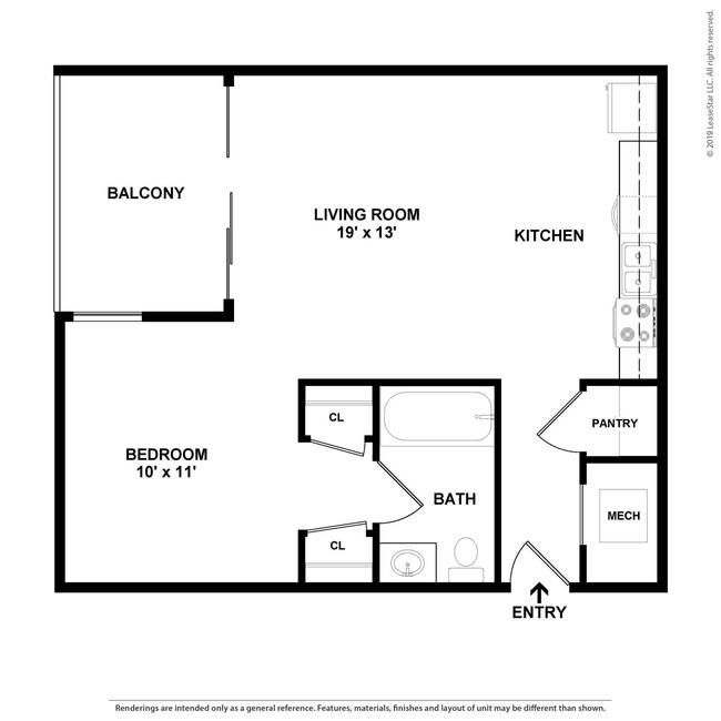 Floorplan - The Habitat Apartments