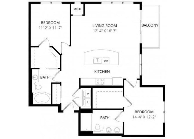 Floorplan - 4800 Excelsior