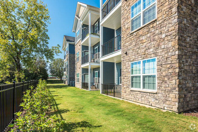 Back of the building - Villas at Fort Mill