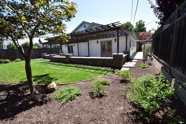 Backyard showing concrete storage area - 1287 Westwood St