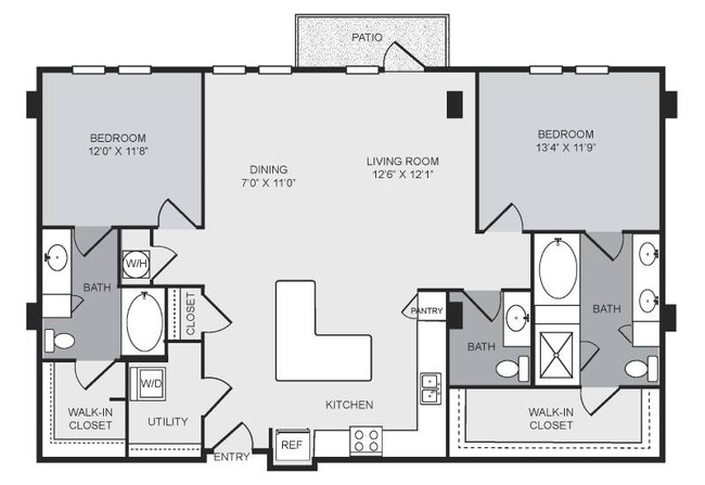 Floorplan - Cantabria at Turtle Creek