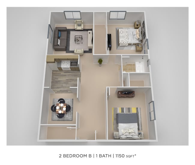 Floorplan - South Street Apartment Homes