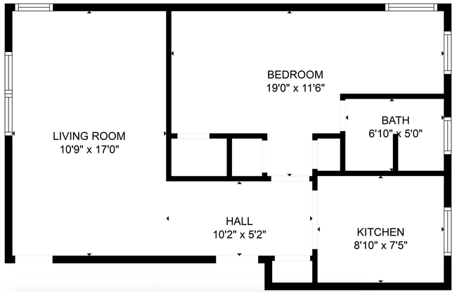Primary Photo - Spacious One bedroom Apartment 4 blocks fr...