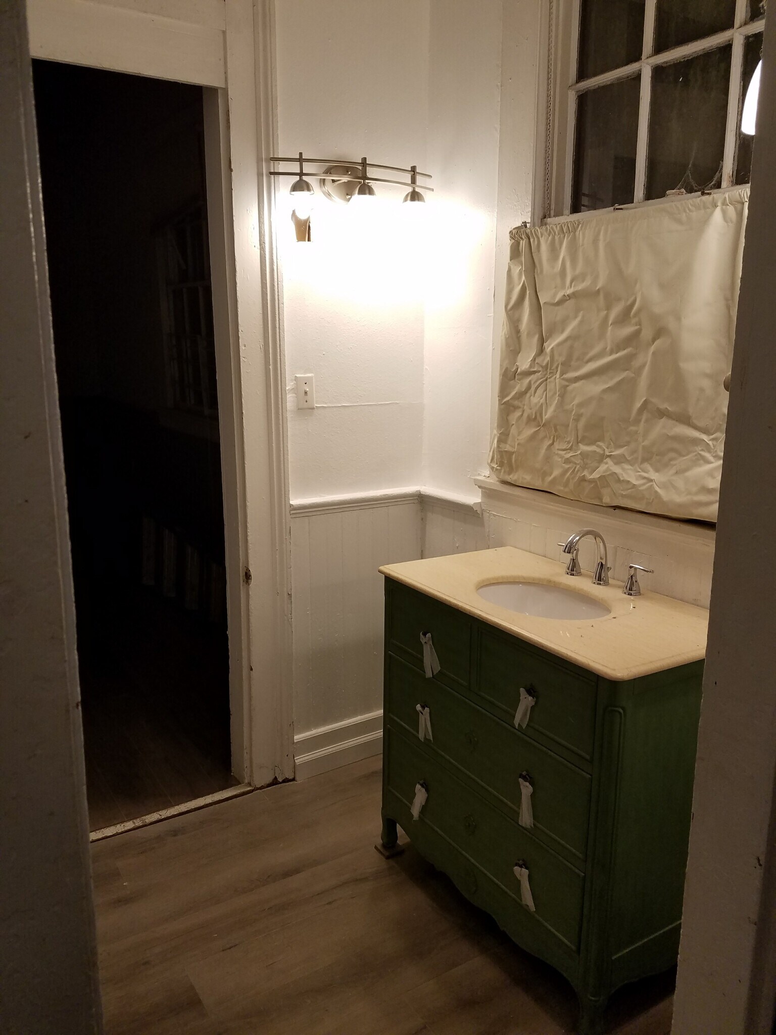 Bathroom" View from Kitchen - 921 N Miro St