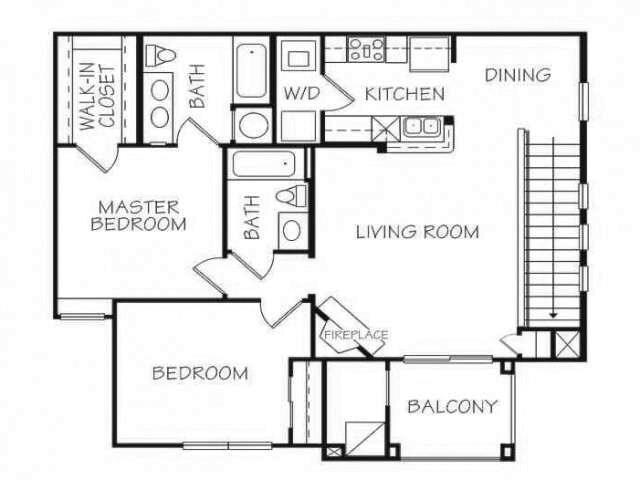 Floorplan - Stone Ridge Estates Apartments & Duplexes