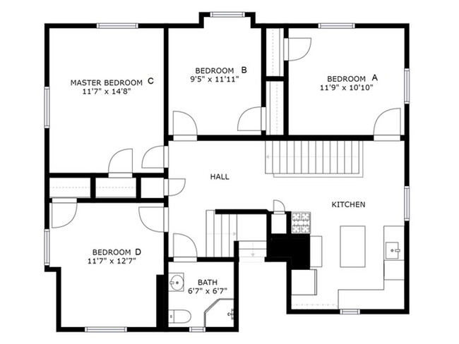 Building Photo - Private bedroom in 6 bed/2 bath Home