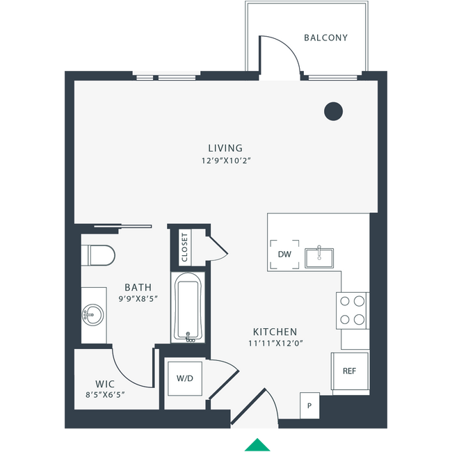 Floorplan - Link Apartments® Four12