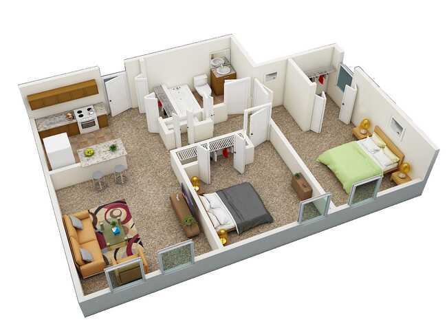 Floorplan - Sundale Manor Apartments