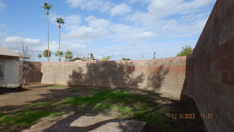 back yard - 563 N Santa Anna
