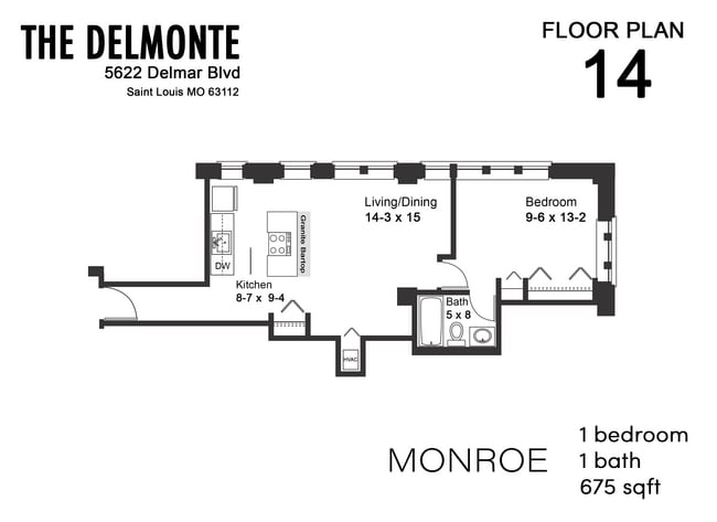 Floorplan - The Delmonte