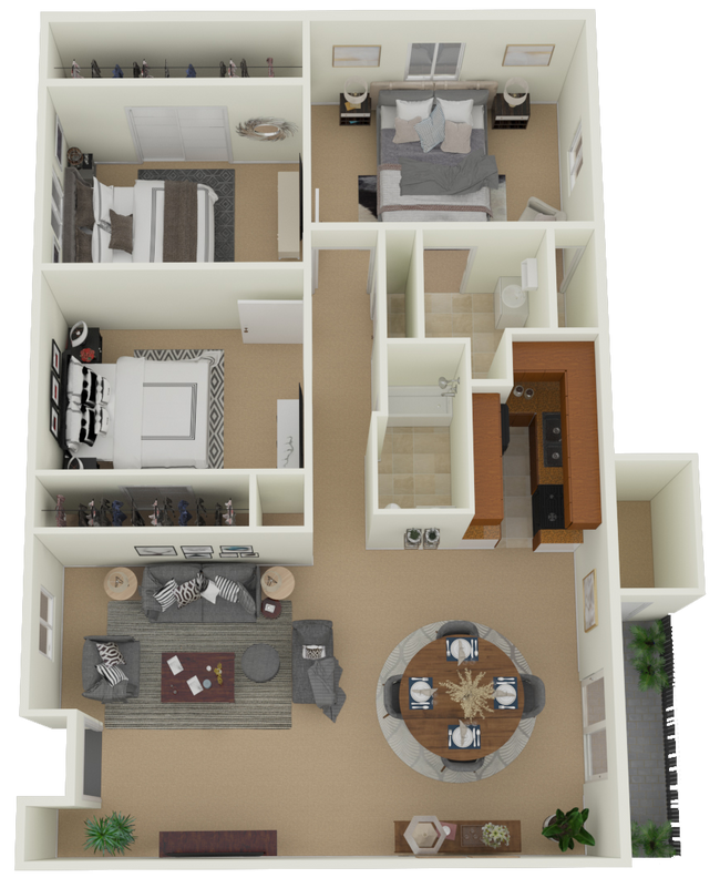 Floorplan - Cedar Ridge Apartments