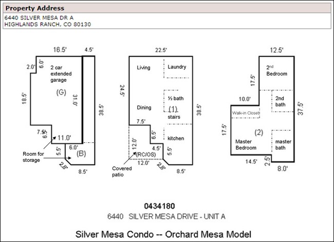 Floor plan - 6440 Silver Mesa Dr